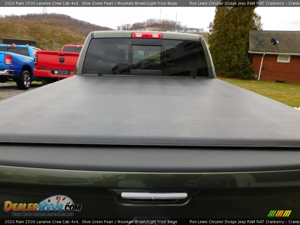 2020 Ram 2500 Laramie Crew Cab 4x4 Olive Green Pearl / Mountain Brown/Light Frost Beige Photo #7