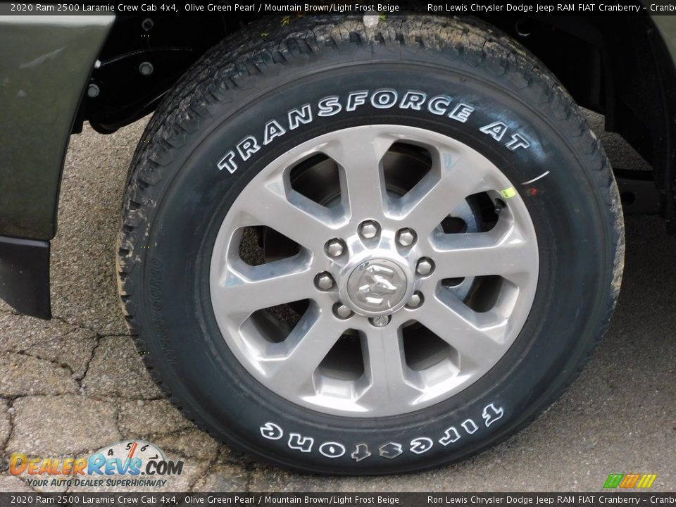 2020 Ram 2500 Laramie Crew Cab 4x4 Olive Green Pearl / Mountain Brown/Light Frost Beige Photo #10