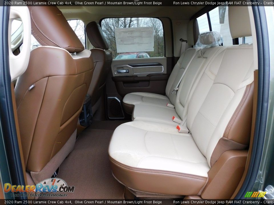 2020 Ram 2500 Laramie Crew Cab 4x4 Olive Green Pearl / Mountain Brown/Light Frost Beige Photo #12