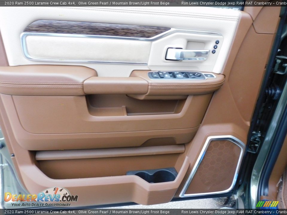 2020 Ram 2500 Laramie Crew Cab 4x4 Olive Green Pearl / Mountain Brown/Light Frost Beige Photo #14