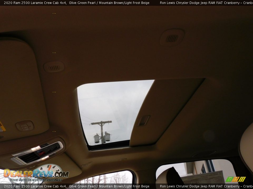 2020 Ram 2500 Laramie Crew Cab 4x4 Olive Green Pearl / Mountain Brown/Light Frost Beige Photo #15