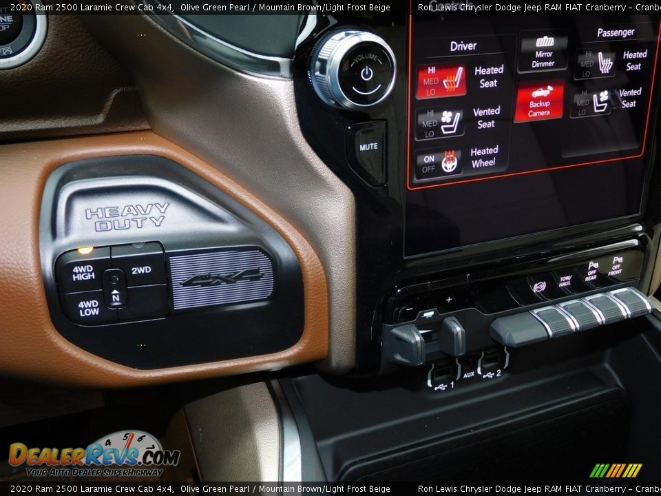 2020 Ram 2500 Laramie Crew Cab 4x4 Olive Green Pearl / Mountain Brown/Light Frost Beige Photo #19