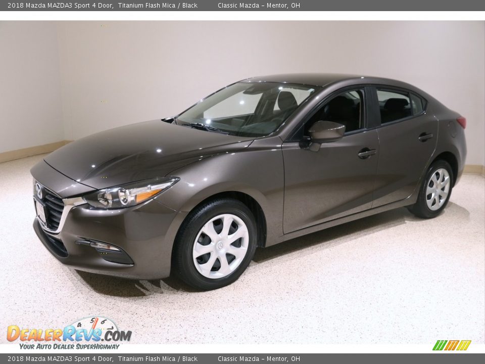 2018 Mazda MAZDA3 Sport 4 Door Titanium Flash Mica / Black Photo #3