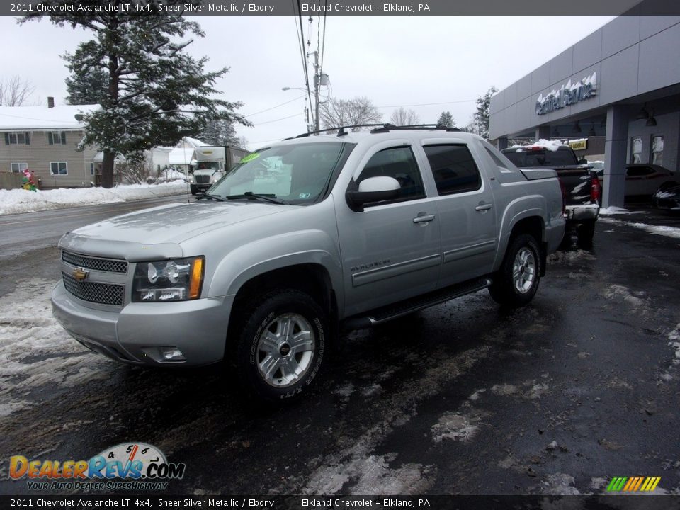 2011 Chevrolet Avalanche LT 4x4 Sheer Silver Metallic / Ebony Photo #1