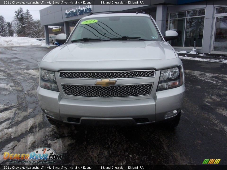 2011 Chevrolet Avalanche LT 4x4 Sheer Silver Metallic / Ebony Photo #2