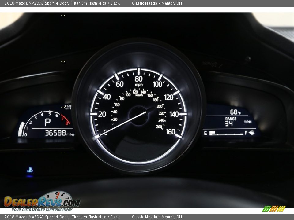 2018 Mazda MAZDA3 Sport 4 Door Titanium Flash Mica / Black Photo #7