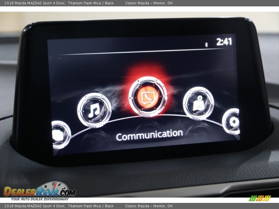 2018 Mazda MAZDA3 Sport 4 Door Titanium Flash Mica / Black Photo #9