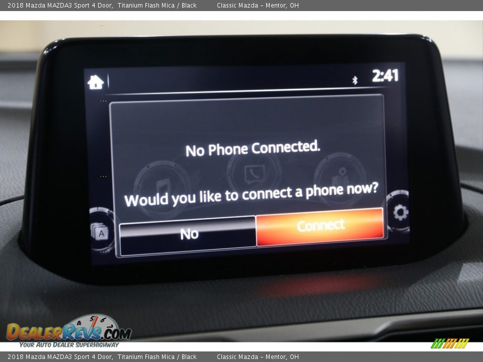 2018 Mazda MAZDA3 Sport 4 Door Titanium Flash Mica / Black Photo #10