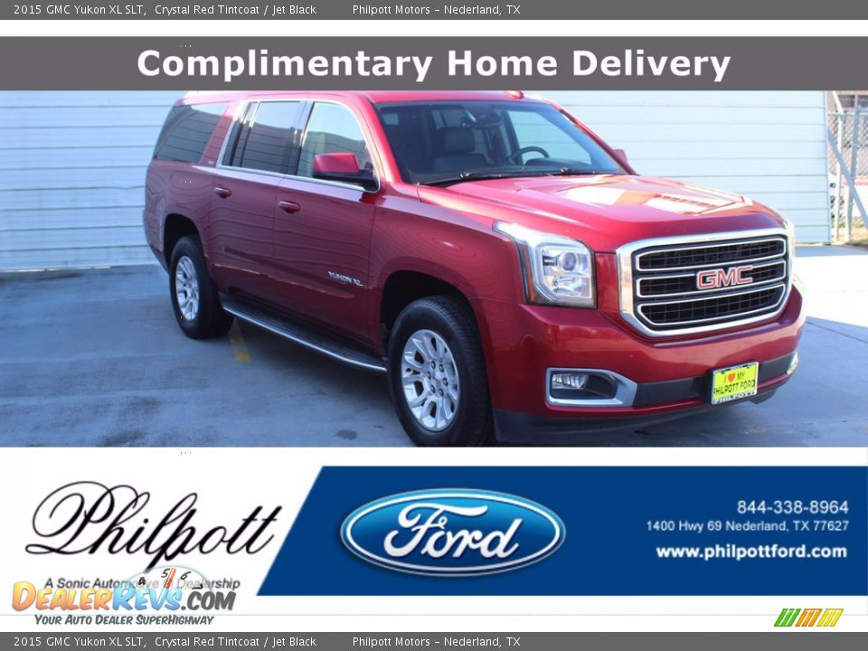 2015 GMC Yukon XL SLT Crystal Red Tintcoat / Jet Black Photo #1