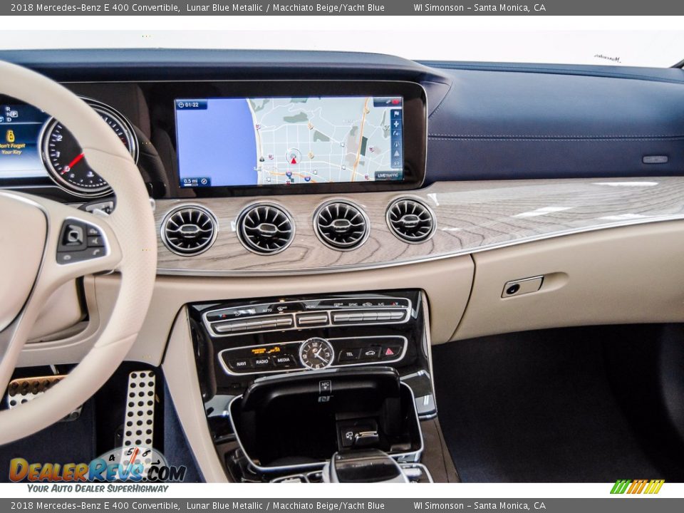 Dashboard of 2018 Mercedes-Benz E 400 Convertible Photo #9