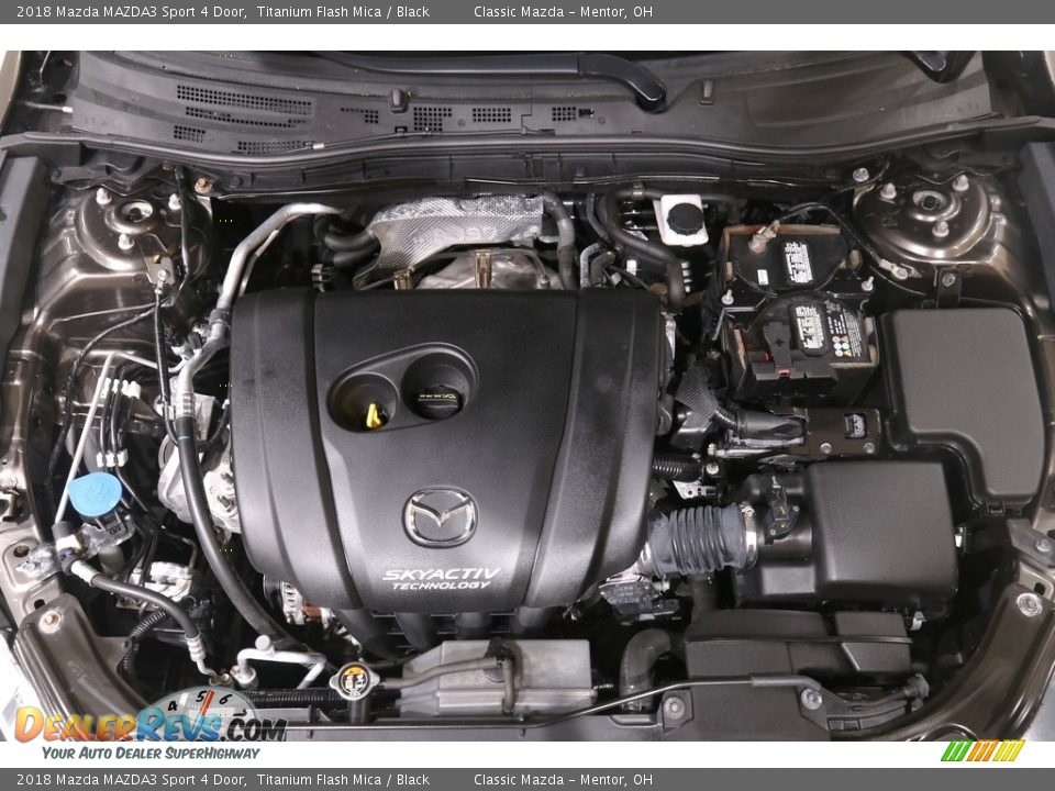 2018 Mazda MAZDA3 Sport 4 Door Titanium Flash Mica / Black Photo #19