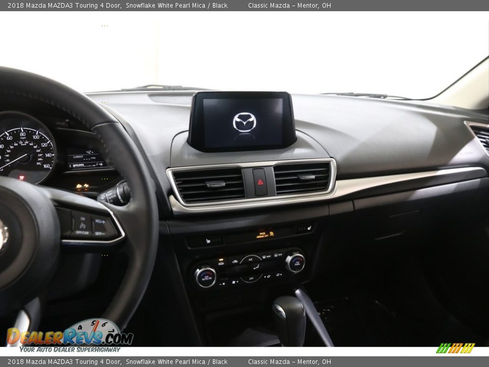 2018 Mazda MAZDA3 Touring 4 Door Snowflake White Pearl Mica / Black Photo #8