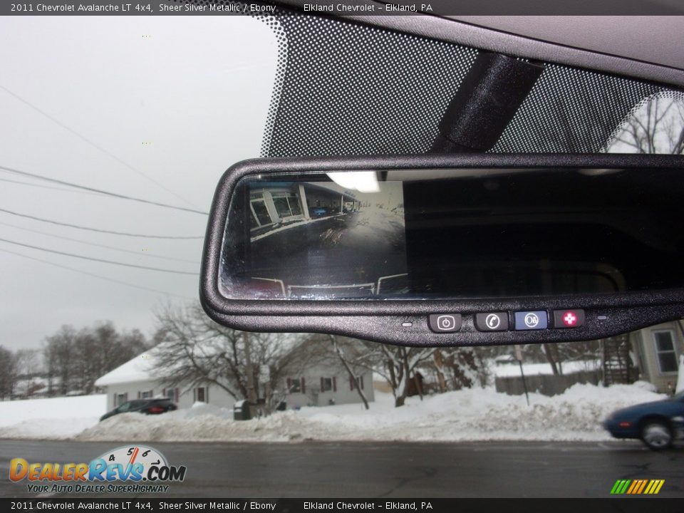 2011 Chevrolet Avalanche LT 4x4 Sheer Silver Metallic / Ebony Photo #25