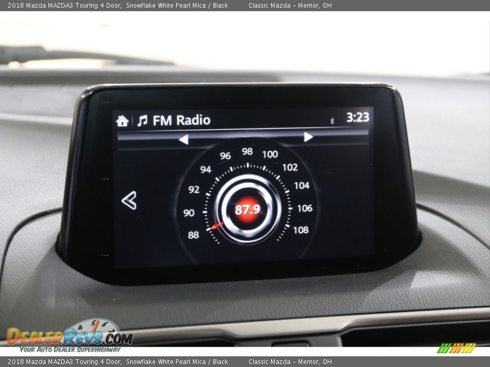2018 Mazda MAZDA3 Touring 4 Door Snowflake White Pearl Mica / Black Photo #11