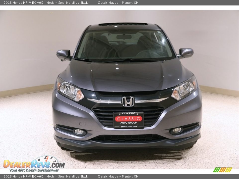 2018 Honda HR-V EX AWD Modern Steel Metallic / Black Photo #2