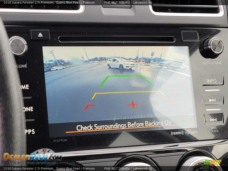 2018 Subaru Forester 2.5i Premium Quartz Blue Pearl / Platinum Photo #7