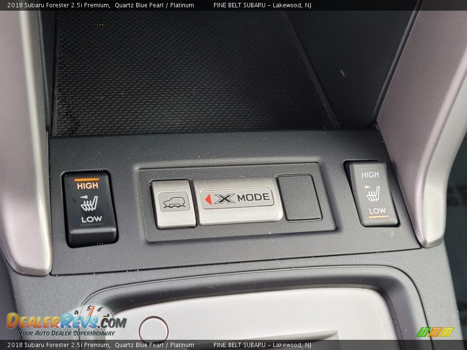 2018 Subaru Forester 2.5i Premium Quartz Blue Pearl / Platinum Photo #9