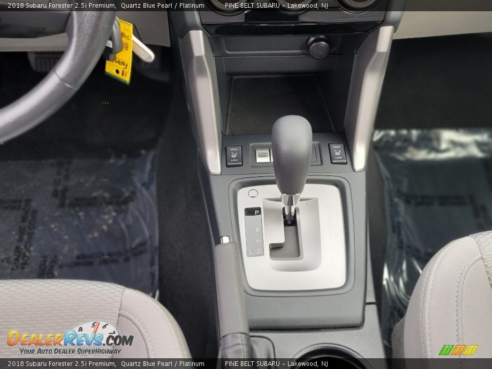 2018 Subaru Forester 2.5i Premium Quartz Blue Pearl / Platinum Photo #10