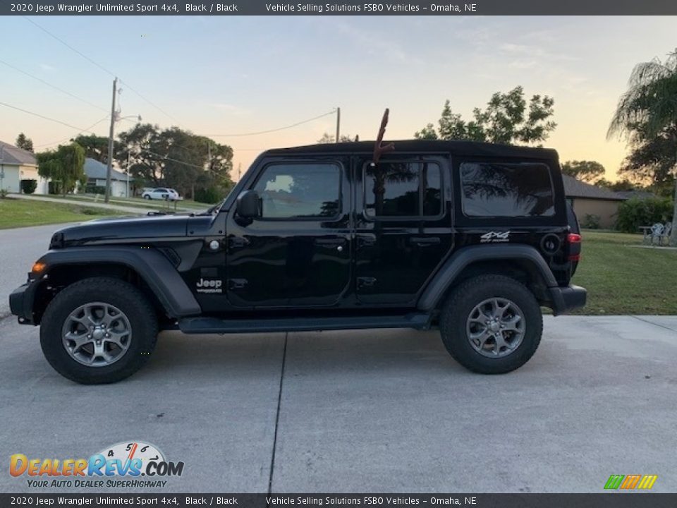 2020 Jeep Wrangler Unlimited Sport 4x4 Black / Black Photo #5