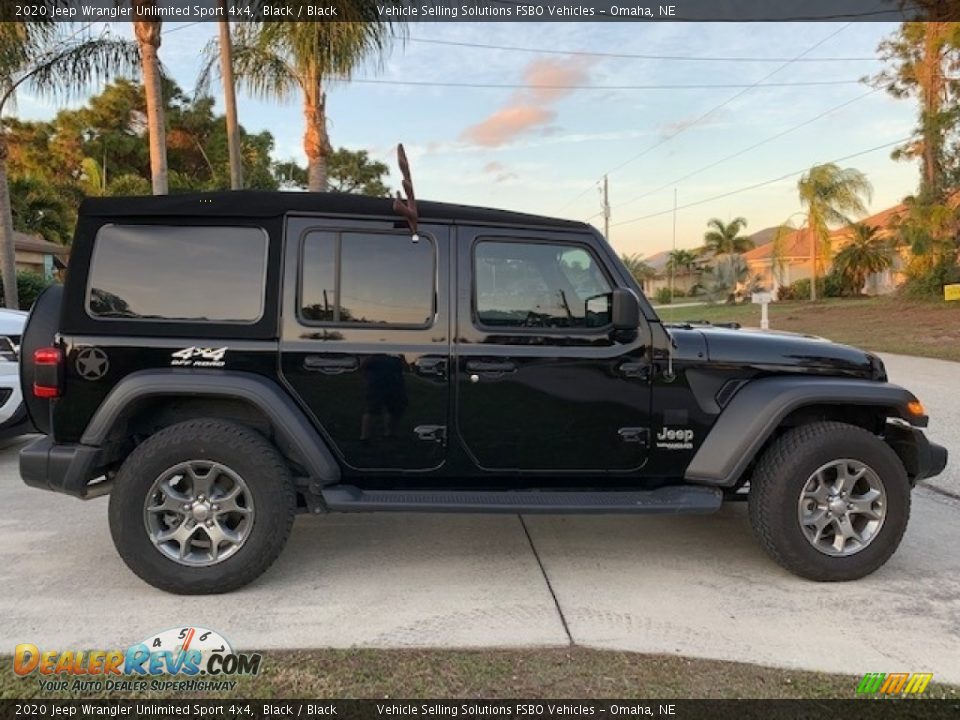 Black 2020 Jeep Wrangler Unlimited Sport 4x4 Photo #6