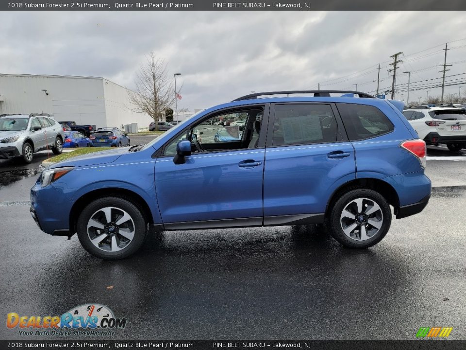 2018 Subaru Forester 2.5i Premium Quartz Blue Pearl / Platinum Photo #18