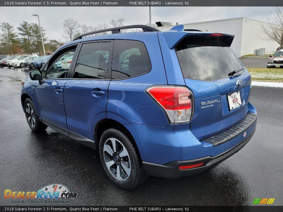 2018 Subaru Forester 2.5i Premium Quartz Blue Pearl / Platinum Photo #19