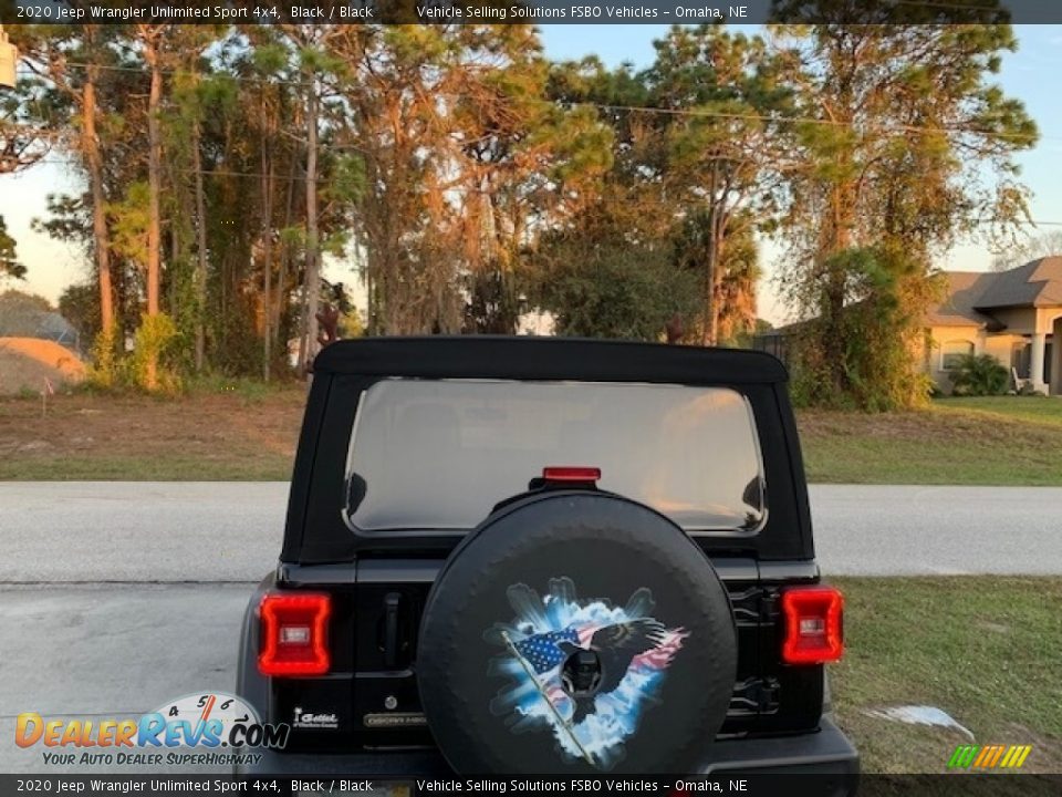 2020 Jeep Wrangler Unlimited Sport 4x4 Black / Black Photo #9