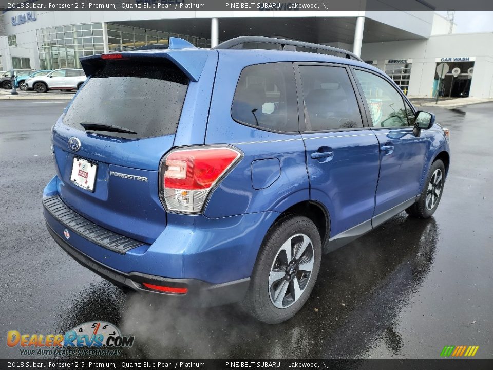 2018 Subaru Forester 2.5i Premium Quartz Blue Pearl / Platinum Photo #21
