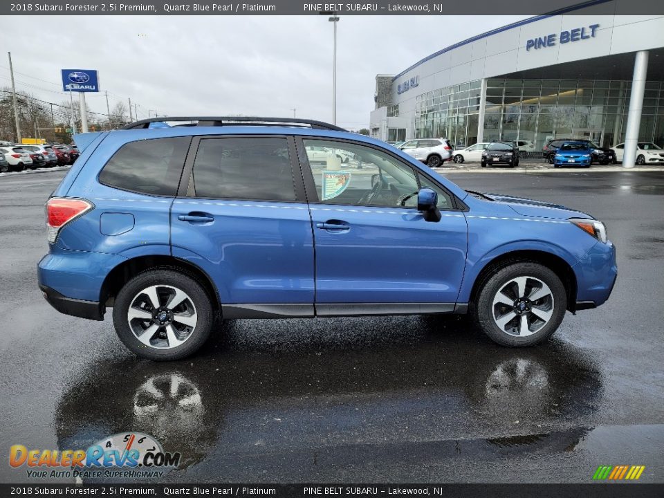 2018 Subaru Forester 2.5i Premium Quartz Blue Pearl / Platinum Photo #22