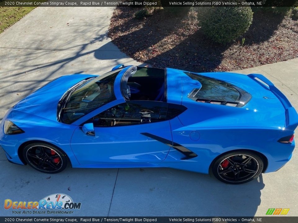 Rapid Blue 2020 Chevrolet Corvette Stingray Coupe Photo #1