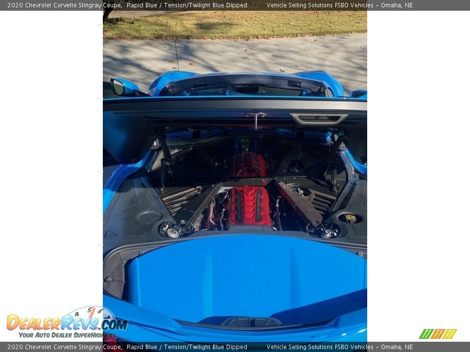 2020 Chevrolet Corvette Stingray Coupe Rapid Blue / Tension/Twilight Blue Dipped Photo #2