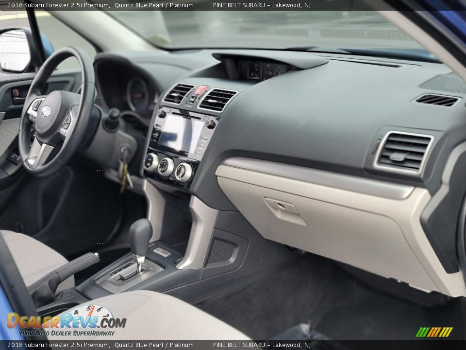 2018 Subaru Forester 2.5i Premium Quartz Blue Pearl / Platinum Photo #25