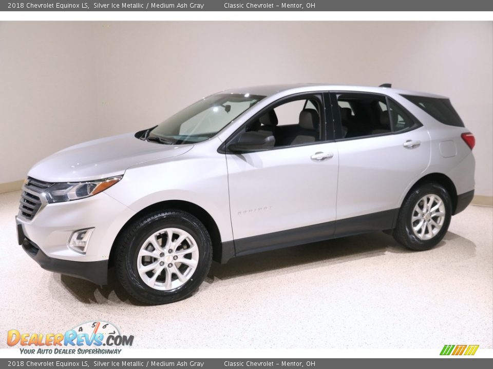 2018 Chevrolet Equinox LS Silver Ice Metallic / Medium Ash Gray Photo #3