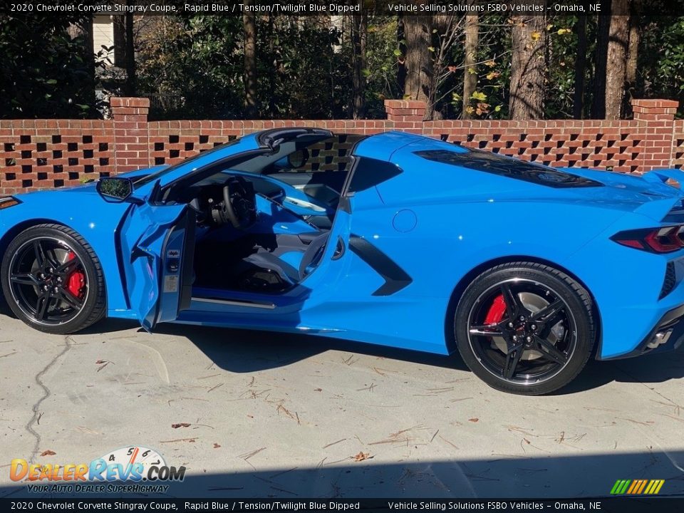 Rapid Blue 2020 Chevrolet Corvette Stingray Coupe Photo #6