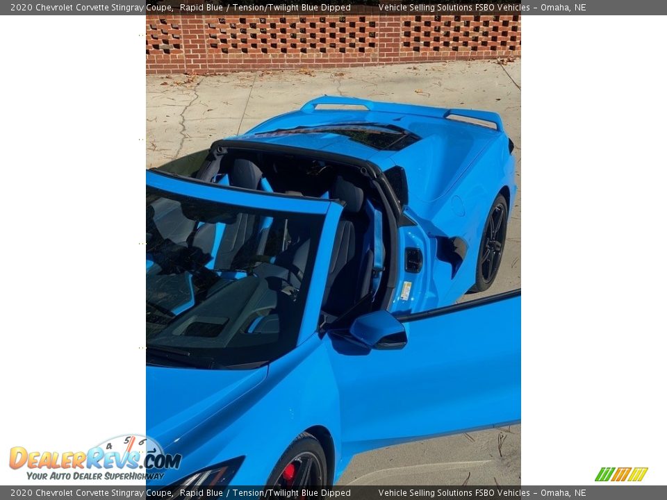 2020 Chevrolet Corvette Stingray Coupe Rapid Blue / Tension/Twilight Blue Dipped Photo #7