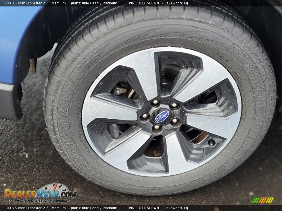 2018 Subaru Forester 2.5i Premium Quartz Blue Pearl / Platinum Photo #29