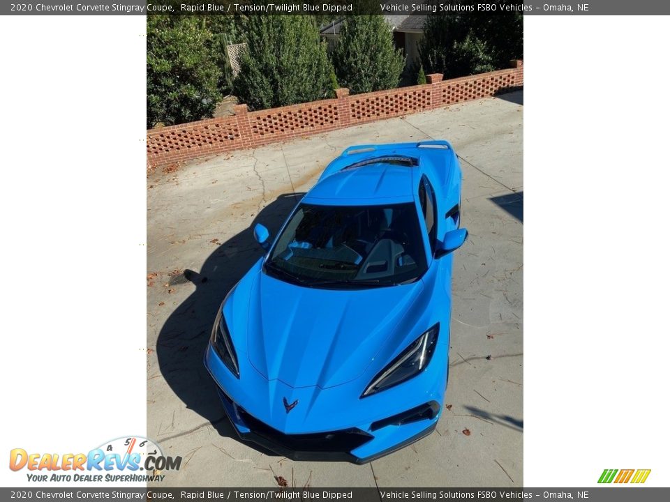 2020 Chevrolet Corvette Stingray Coupe Rapid Blue / Tension/Twilight Blue Dipped Photo #8