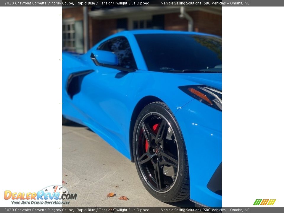 2020 Chevrolet Corvette Stingray Coupe Rapid Blue / Tension/Twilight Blue Dipped Photo #9