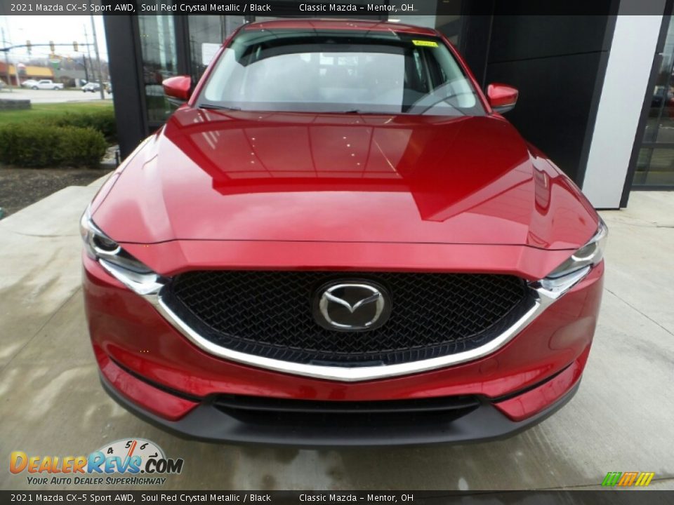 2021 Mazda CX-5 Sport AWD Soul Red Crystal Metallic / Black Photo #2