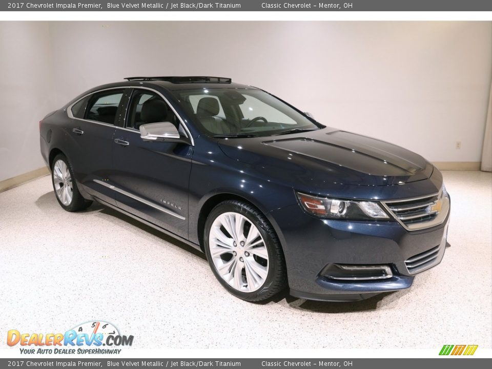 2017 Chevrolet Impala Premier Blue Velvet Metallic / Jet Black/Dark Titanium Photo #1