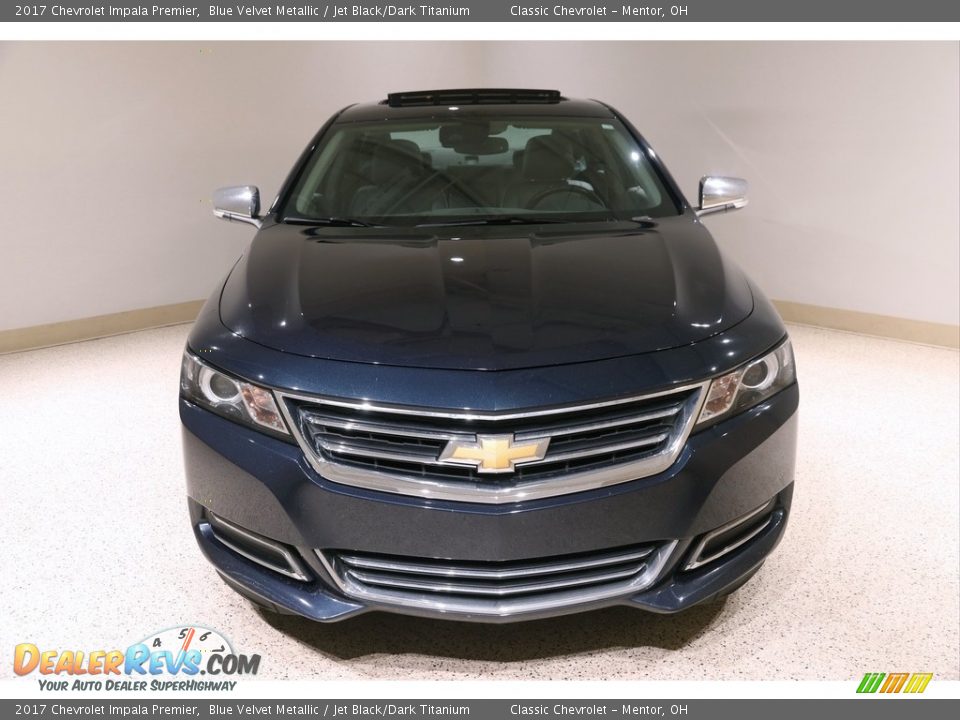 2017 Chevrolet Impala Premier Blue Velvet Metallic / Jet Black/Dark Titanium Photo #2