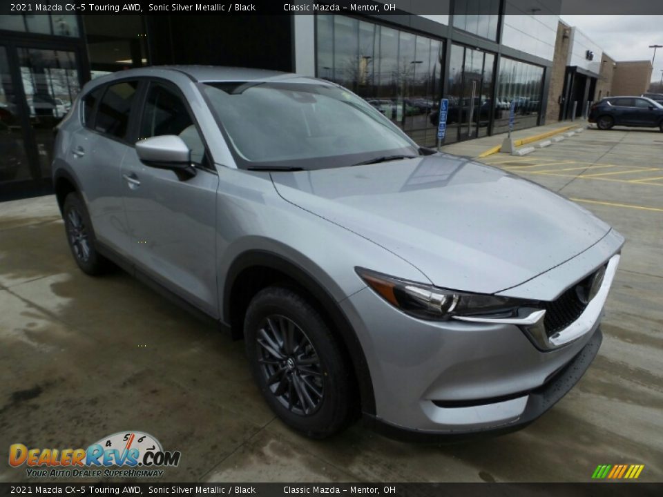 2021 Mazda CX-5 Touring AWD Sonic Silver Metallic / Black Photo #1