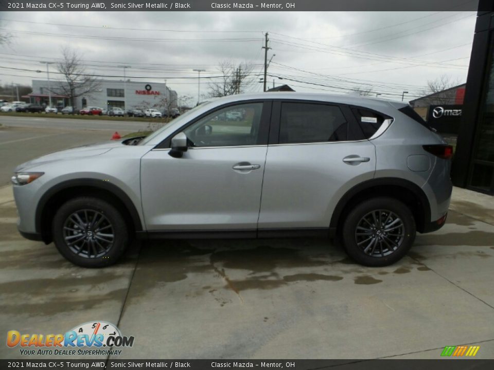 2021 Mazda CX-5 Touring AWD Sonic Silver Metallic / Black Photo #2