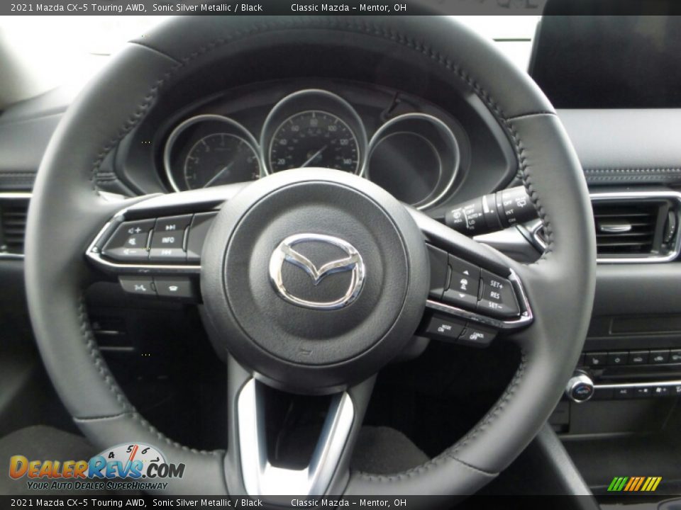 2021 Mazda CX-5 Touring AWD Sonic Silver Metallic / Black Photo #6