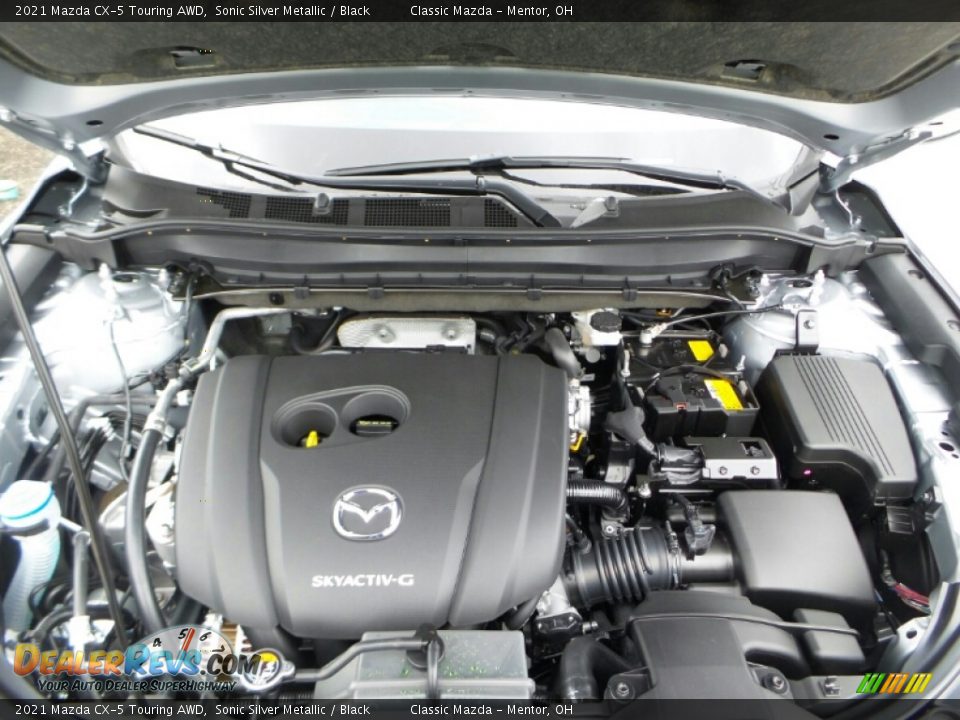 2021 Mazda CX-5 Touring AWD Sonic Silver Metallic / Black Photo #7