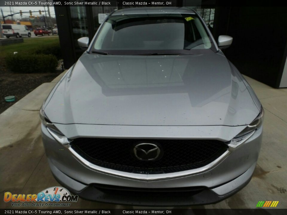 2021 Mazda CX-5 Touring AWD Sonic Silver Metallic / Black Photo #8