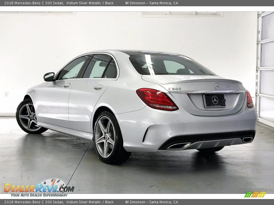 2018 Mercedes-Benz C 300 Sedan Iridium Silver Metallic / Black Photo #10