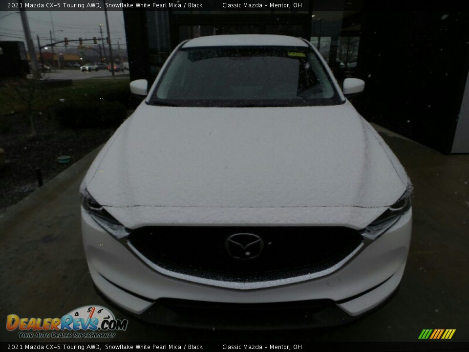 2021 Mazda CX-5 Touring AWD Snowflake White Pearl Mica / Black Photo #2