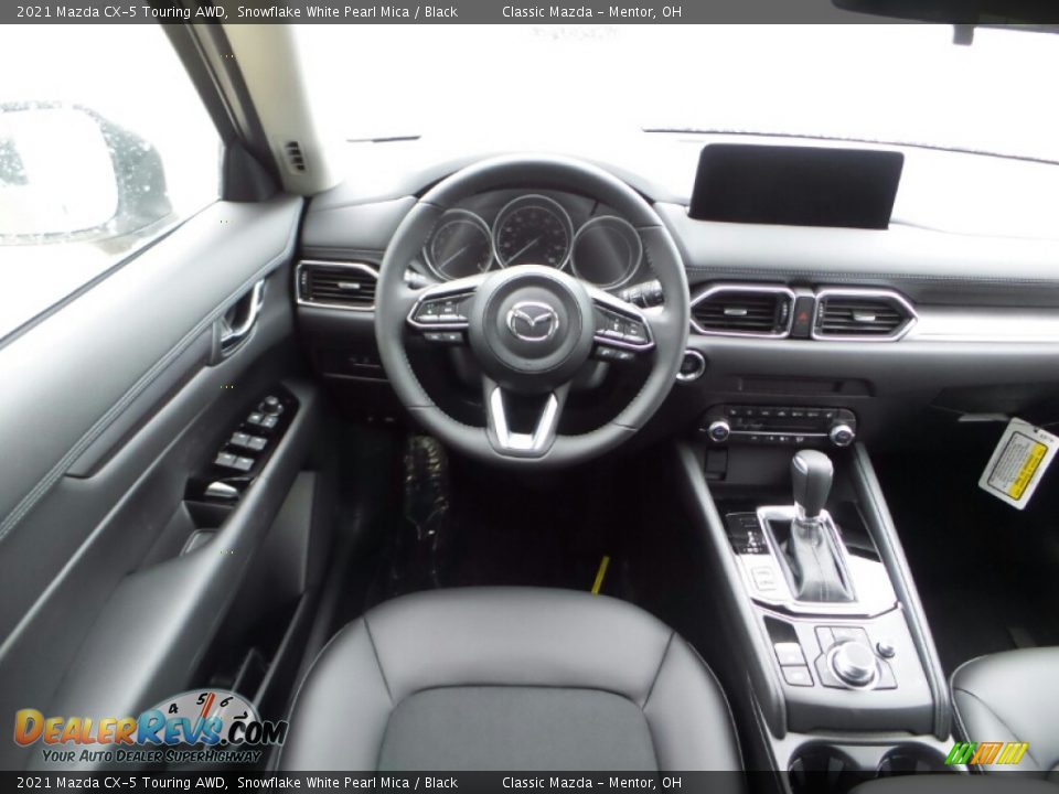 2021 Mazda CX-5 Touring AWD Snowflake White Pearl Mica / Black Photo #6