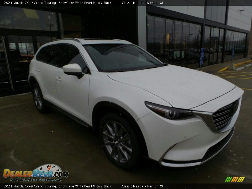 2021 Mazda CX-9 Grand Touring Snowflake White Pearl Mica / Black Photo #1